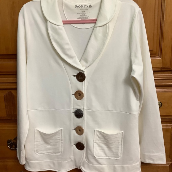 Onyx Boho Cardigan Light Jacket Medium - Picture 9 of 9
